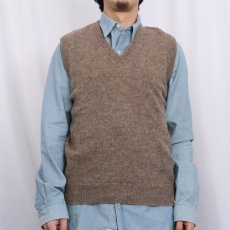画像2: 60's PENDLETON USA製 Vネック ウールニットベスト L (2)