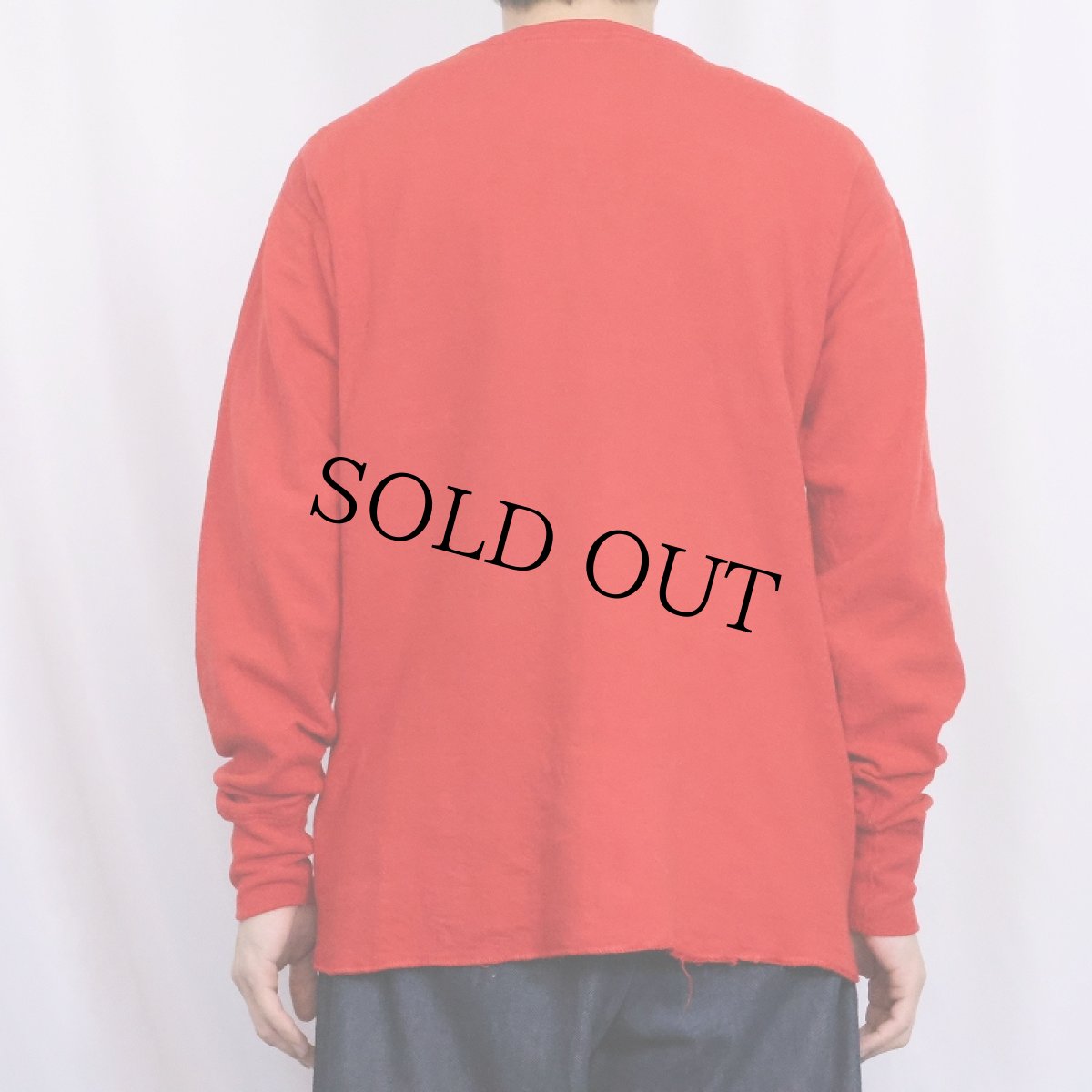 画像3: 90's L.L.Bean USA製 猫目ボタン ヘンリーネックロンT M (3)