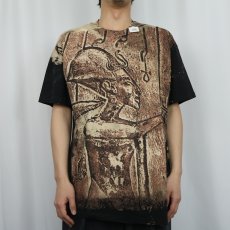 画像3: 90's MOSQUITOHEAD USA製 大判 手刷りプリントTシャツ XL (3)