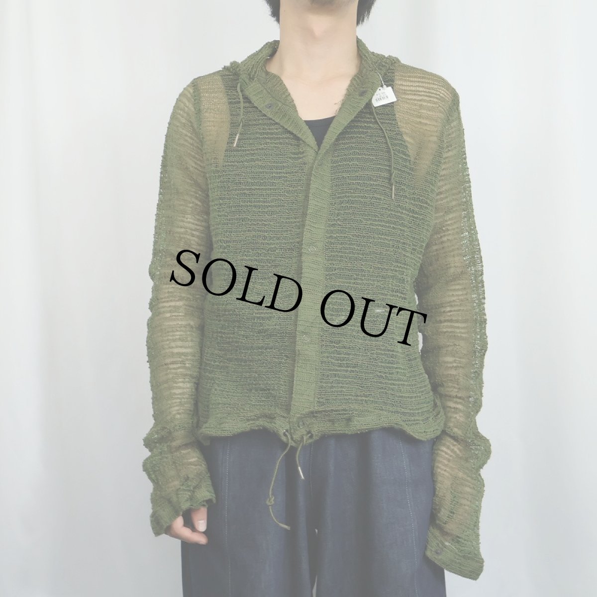 画像2: 90's U.S.ARMY モスキートパーカー LARGE (2)