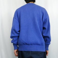 画像3: 90's GAP コットンニットカーディガン XL (3)