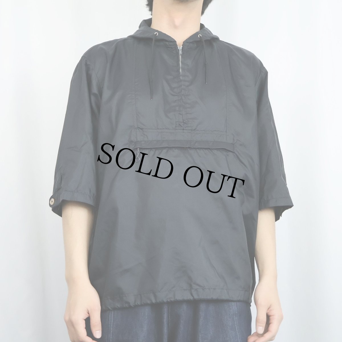 画像2: 60's McGREGOR USA製 "Nylon Self-Park Parka" ナイロンアノラックパーカー BLACK M (2)