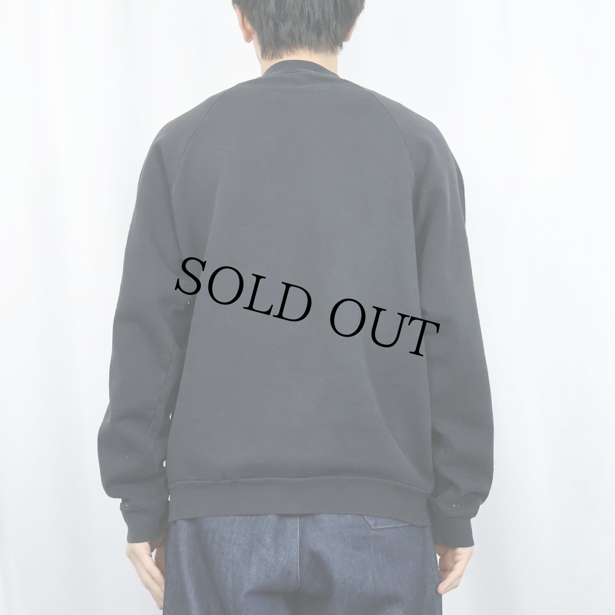 画像3: 90's EURO FRUIT OF THE LOOM ロゴプリントスウェット BLACK L (3)