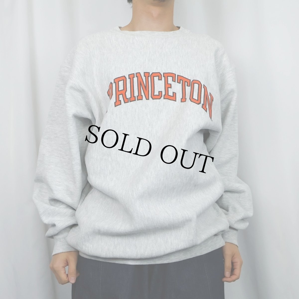 画像3: 90's Champion REVERSE WEAVE USA製 "PRINCETON" プリントスウェット XXL (3)