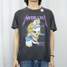 画像3: 80's METALLICA × PUSHEAD "DAMAGED JUSTICE" ヘヴィメタルバンドTシャツ (3)