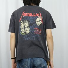 画像4: 80's METALLICA × PUSHEAD "DAMAGED JUSTICE" ヘヴィメタルバンドTシャツ (4)