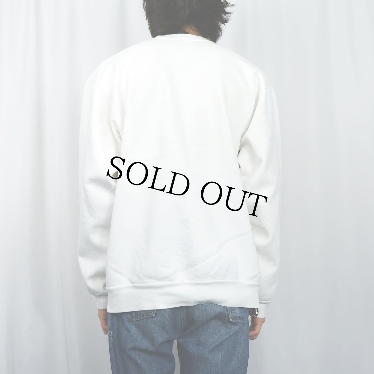 画像3: 80's STUSSY ロゴ刺繍スウェット XL (3)