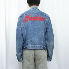 画像4: 70〜80's Levi's "Indian" チェーン刺繍 デニムジャケット (4)