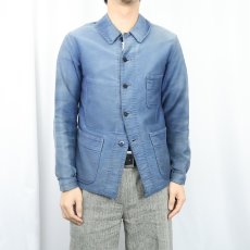 画像2: 50's EURO モールスキン ワークカバーオール (2)