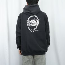 画像4: 2000's "Brady's Oysters" プリントスウェットフーディ BLACK XL (4)