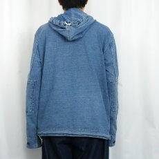 画像3: POLO Ralph Lauren デニムサルベージパーカー L (3)