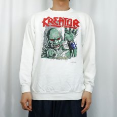 画像3: 80's Kreator "Extreme Aggression" スラッシュメタルバンドツアースウェット XL (3)