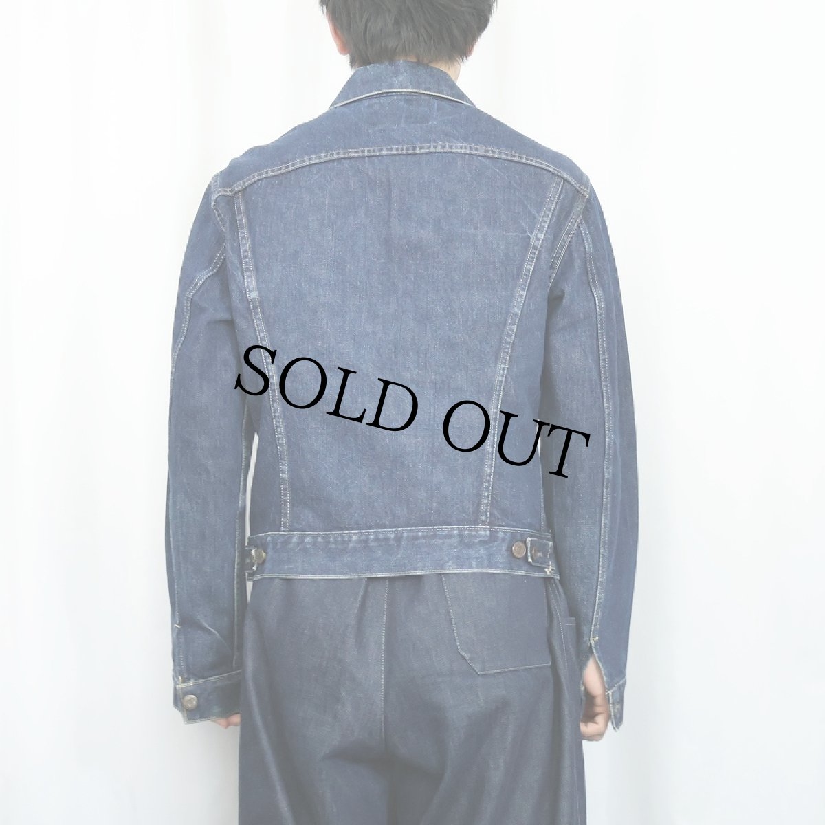 画像3: 60's LEVI'S 557XX 3rd BIGE ギャラ入り デニムジャケット SIZE40 (3)