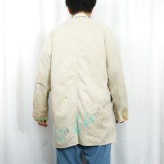 画像3: 50〜60's STABILO ペンキペイント コットンワークコート (3)