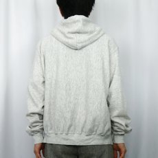 画像3: 90's U.S.ARMY PFU ロゴプリント スウェットジップパーカー X-LARGE (3)