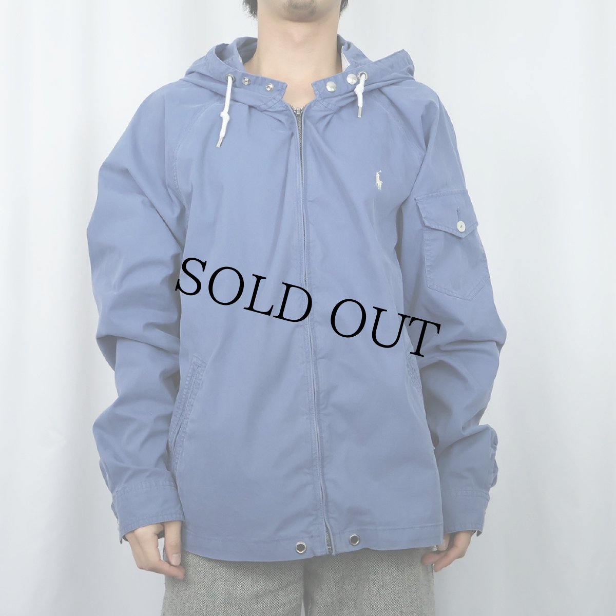 画像2: POLO Ralph Lauren コットンフーデットパーカー XXL (2)