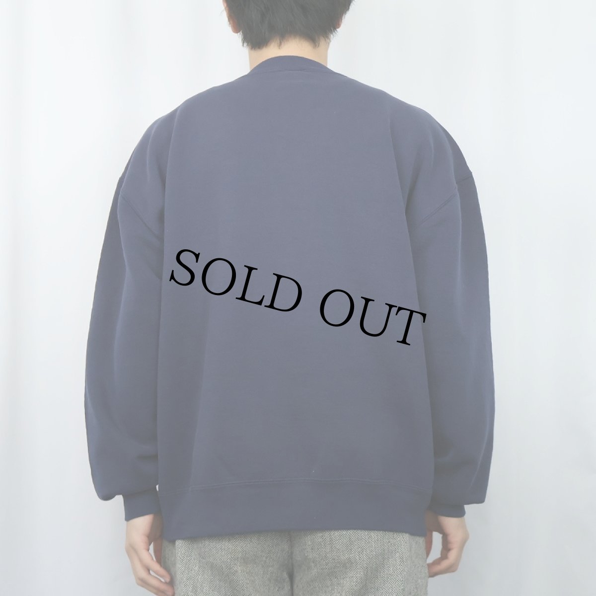 画像3: 90's〜 RUSSELL ATHLETIC USA製 前Vスウェット NAVY XL (3)