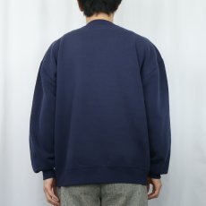 画像3: 90's〜 RUSSELL ATHLETIC USA製 前Vスウェット NAVY XL (3)