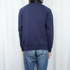 画像3: 90's "NAVY" プリントラグランスウェット NAVY (3)