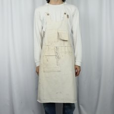 画像2: VINTAGE コットンエプロン (2)