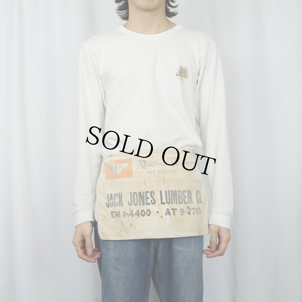画像2: VINTAGE "JACK JONES LUMBER CO." キャンバス ツールエプロン (2)