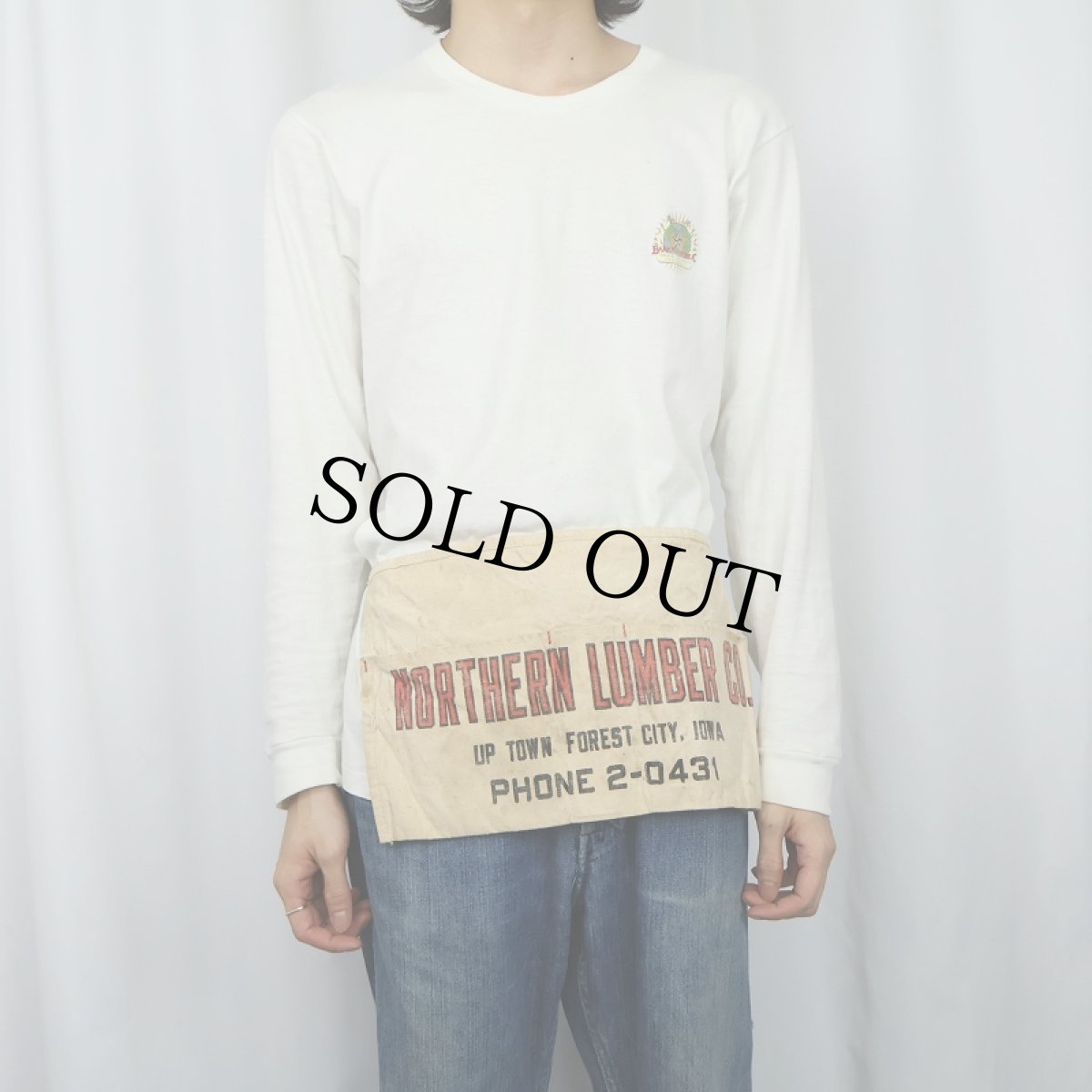 画像2: VINTAGE "NORTHERN LUMBER CO." キャンバス ツールエプロン (2)