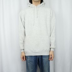画像2: 90's〜 RUSSELL ATHLETIC USA製 無地 スウェットフーディー XL (2)