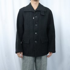 画像2: 40's U.S.NAVY HBT WOOL SUBMARINE JACKET (2)