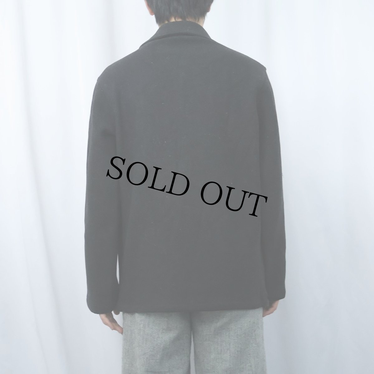 画像3: 40's U.S.NAVY HBT WOOL SUBMARINE JACKET (3)