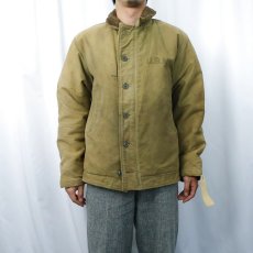 画像3: 40's U.S.NAVY N-1 デッキジャケット (3)