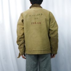 画像4: 40's U.S.NAVY N-1 デッキジャケット (4)