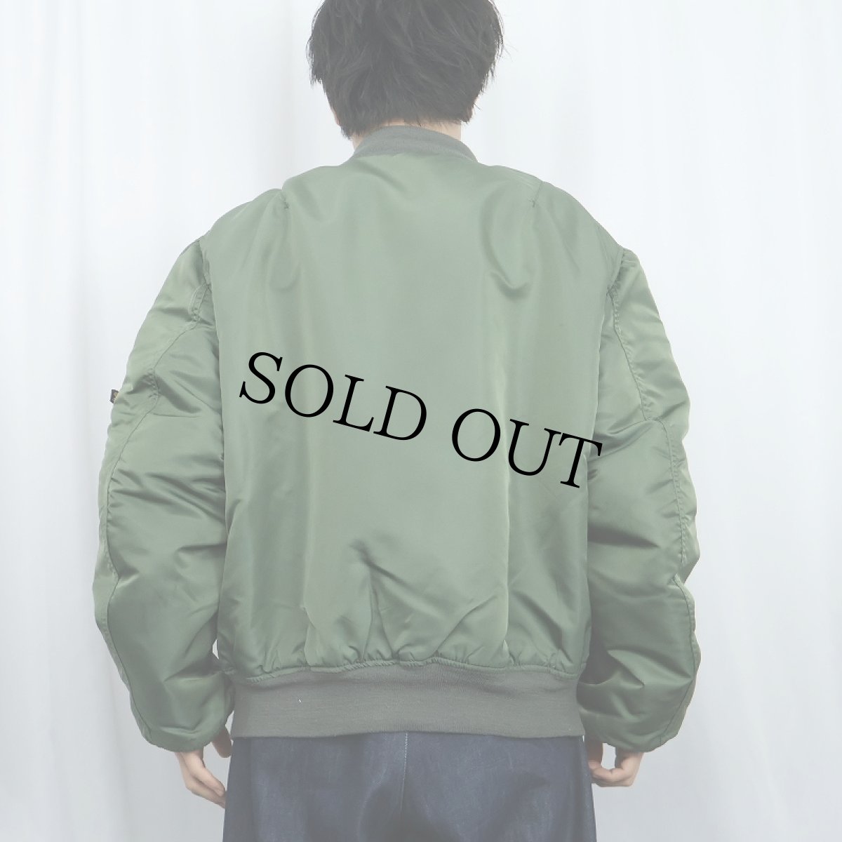 画像4: 民間品 90's ALPHA INDUSTRIES, INC MA-1 フライトジャケット X-LARGE TALL (4)