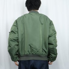 画像4: 民間品 90's ALPHA INDUSTRIES, INC MA-1 フライトジャケット X-LARGE TALL (4)
