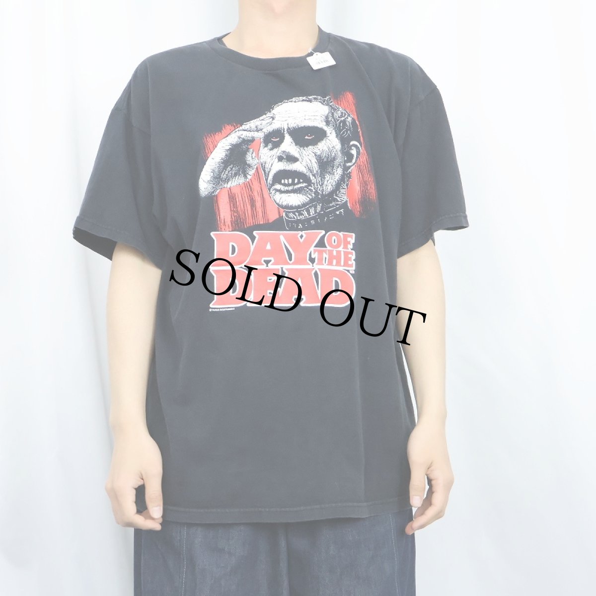 画像2: 2000's DAY OF THE DEAD ゾンビホラー映画プリントTシャツ BLACK XL (2)