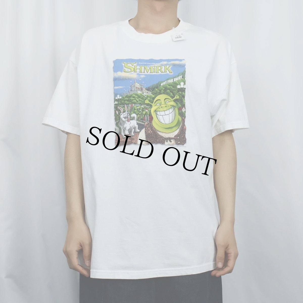 画像3: 2000's ESKIMOJOE'S WORKS "SHIMiRK" キャラクターパロディプリントTシャツ (3)
