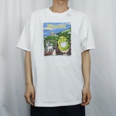 画像3: 2000's ESKIMOJOE'S WORKS "SHIMiRK" キャラクターパロディプリントTシャツ (3)