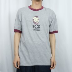 画像2: 90's THE A-TEAM "K2" テレビドラマプリント リンガーTシャツ L (2)