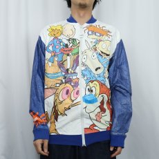 画像3: 90's NICKELODEON USA製 キャラクタープリント ペーパージャケット L (3)