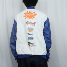 画像4: 90's NICKELODEON USA製 キャラクタープリント ペーパージャケット L (4)