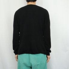 画像3: Lord & Tayloe カシミアニットセーター BLACK XL (3)