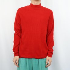 画像2: CHARTER CLUB モックネック カシミアニットセーター XL (2)