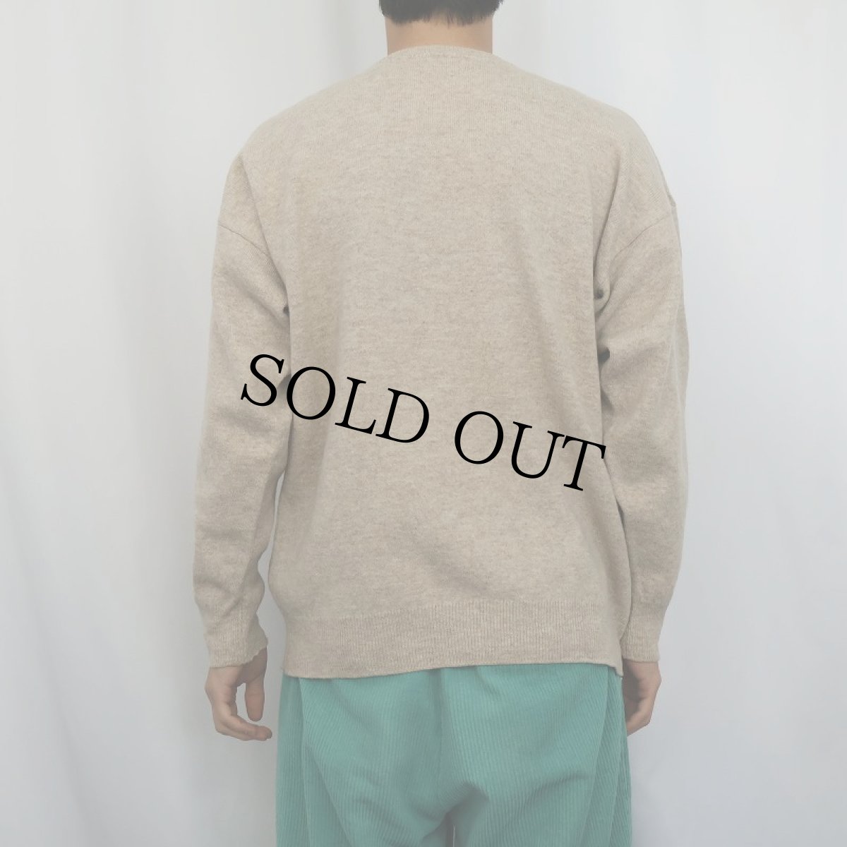 画像3: 80〜90's Burberrys アーガイル柄 ウールニットセーター SIZE44 (3)