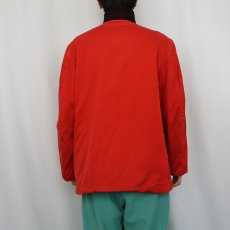 画像4: 60's McGREGOR USA製 "SPORTSWEAR" ウール/コットン リバーシブルジャケット BLACK/RED (4)