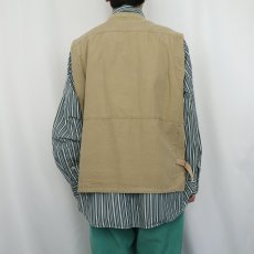 画像3: 90's REI ハーフムーン コットンハンティングベスト XL (3)