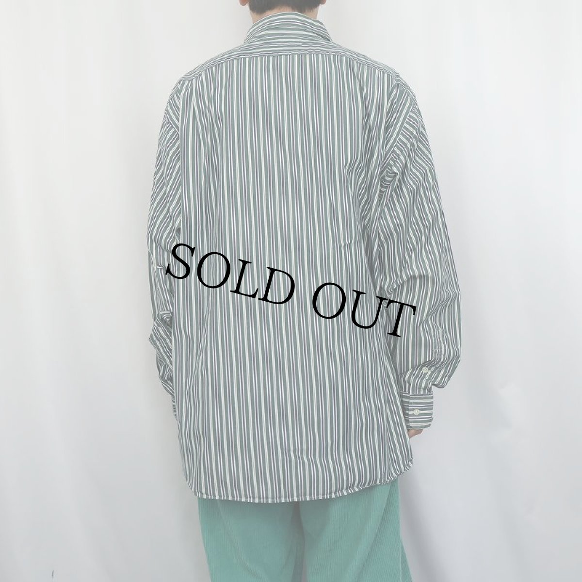 画像3: POLO Ralph Lauren "CURHAM SPORT" ストライプ柄 コットンシャツ XXL (3)