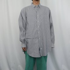 画像2: Ralph Lauren "ANDOVER" ストライプ柄 コットンボタンダウンシャツ SIZE17 1/2-34 (2)