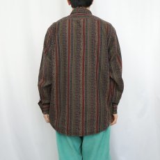 画像3: POLO Ralph Lauren "LOWELL SPORT" 総柄 シルク×コットン シャツ M (3)