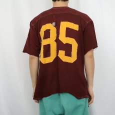 画像4: 〜70's カットオフスリーブ ナイロンフットボールTシャツ (4)