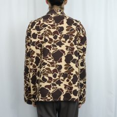 画像3: 90's〜 WINCHESTER ダックハンターカモ柄 コットンハンティングジャケット L (3)