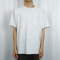 画像2: 90's L.L.Bean by RUSSELL ATHLETIC USA製 無地 ポケットTシャツ L (2)